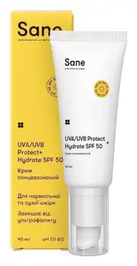 Sane UVA/UVB Protect+ Hydrate SPF 50