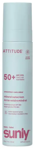 ATTITUDE Baby Mineral Sunscreen SPF 50+