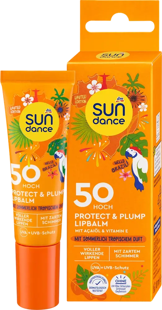 Sundance Hello Brazil! Protect & Plump Shimmer Lip Balm SPF 50