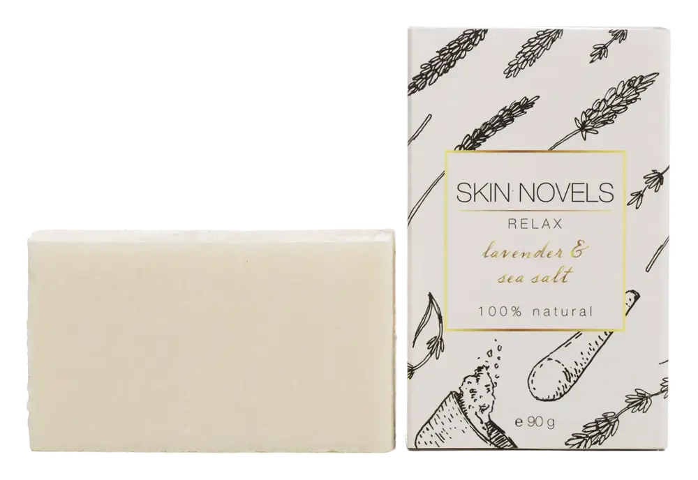 Skin Novels Relax Lavender & Sea Salt Natural Soap