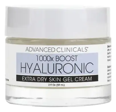 Advanced Clinicals 1000X Boost Hyaluronic Extra Dry Skin Gel Cream