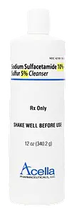 Acella Pharmaceuticals Sodium Sulfacetamide 10% - Sulfur 5% Cleanser