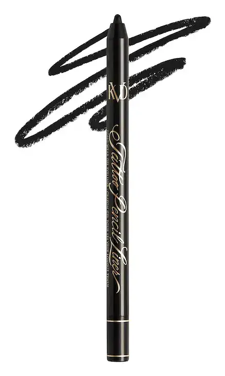 KVD Vegan Beauty Tattoo Pencil Liner Waterproof Long-Wear Gel Eyeliner Trooper Black