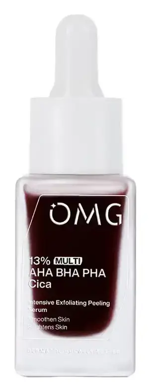 OMG Beauty 13% Multi AHA BHA PHA CICA Intensive Exfoliating Peeling Serum