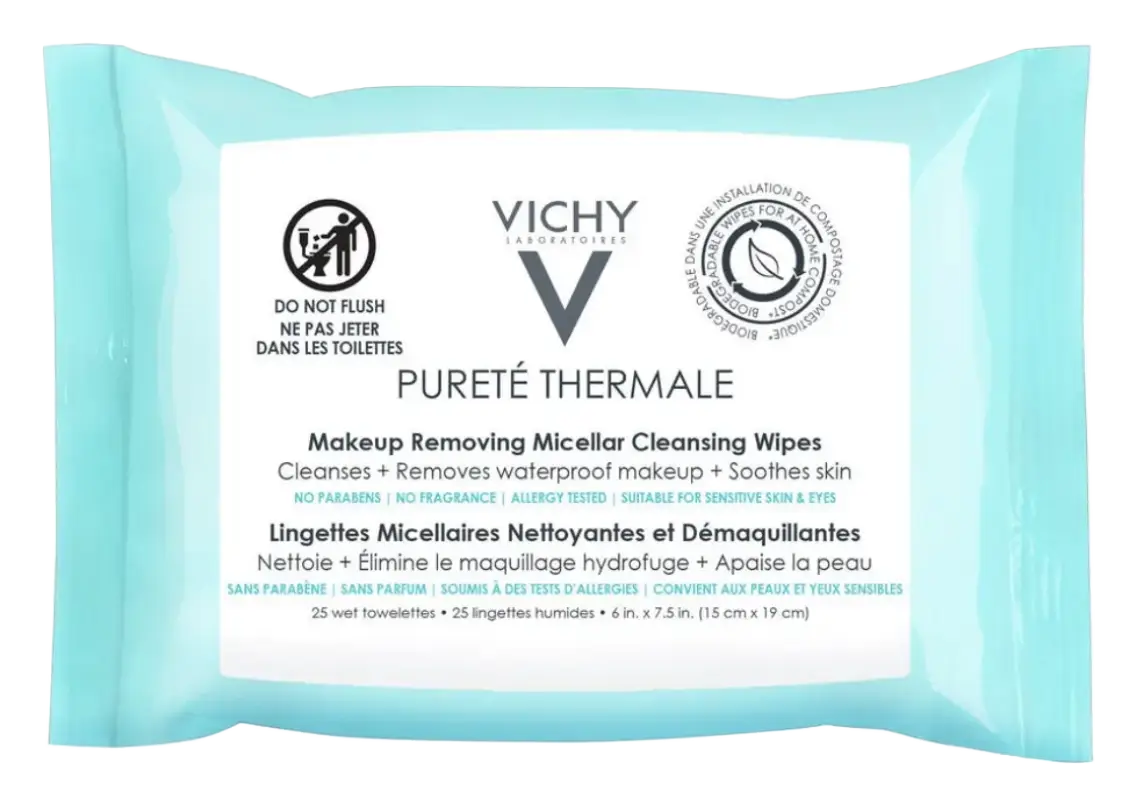 Vichy Pureté Thermale 3-in-1 Micellar Wipes
