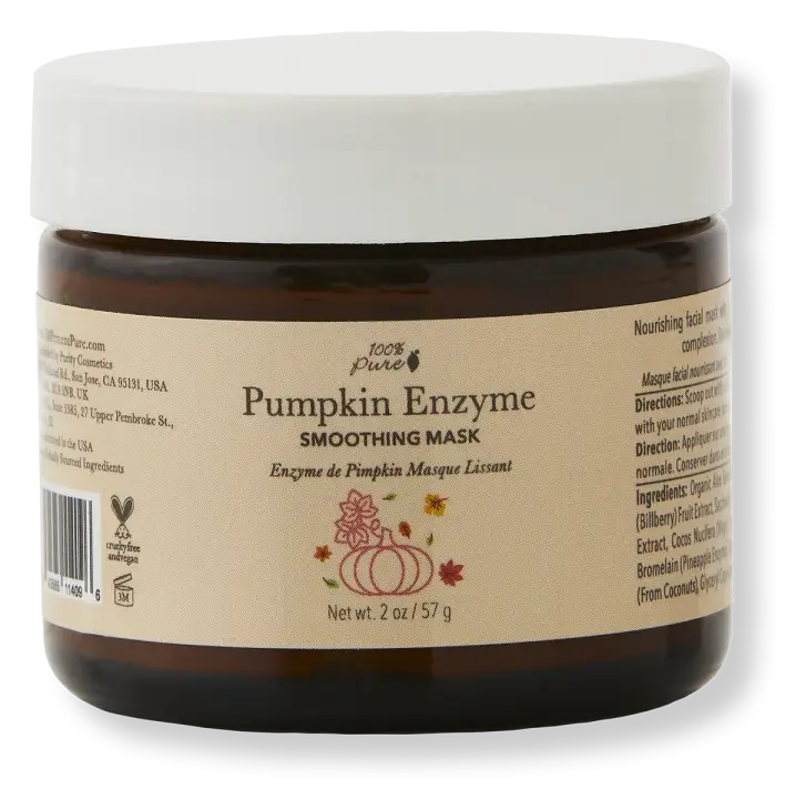 100% Pure Pumpkin Enzyme Smoothing Mask
