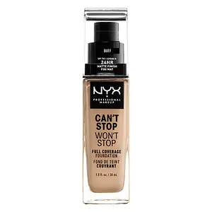 NYX Cosmetics Can't Stop Won't Stop Full Coverage Foundation 10 Buff