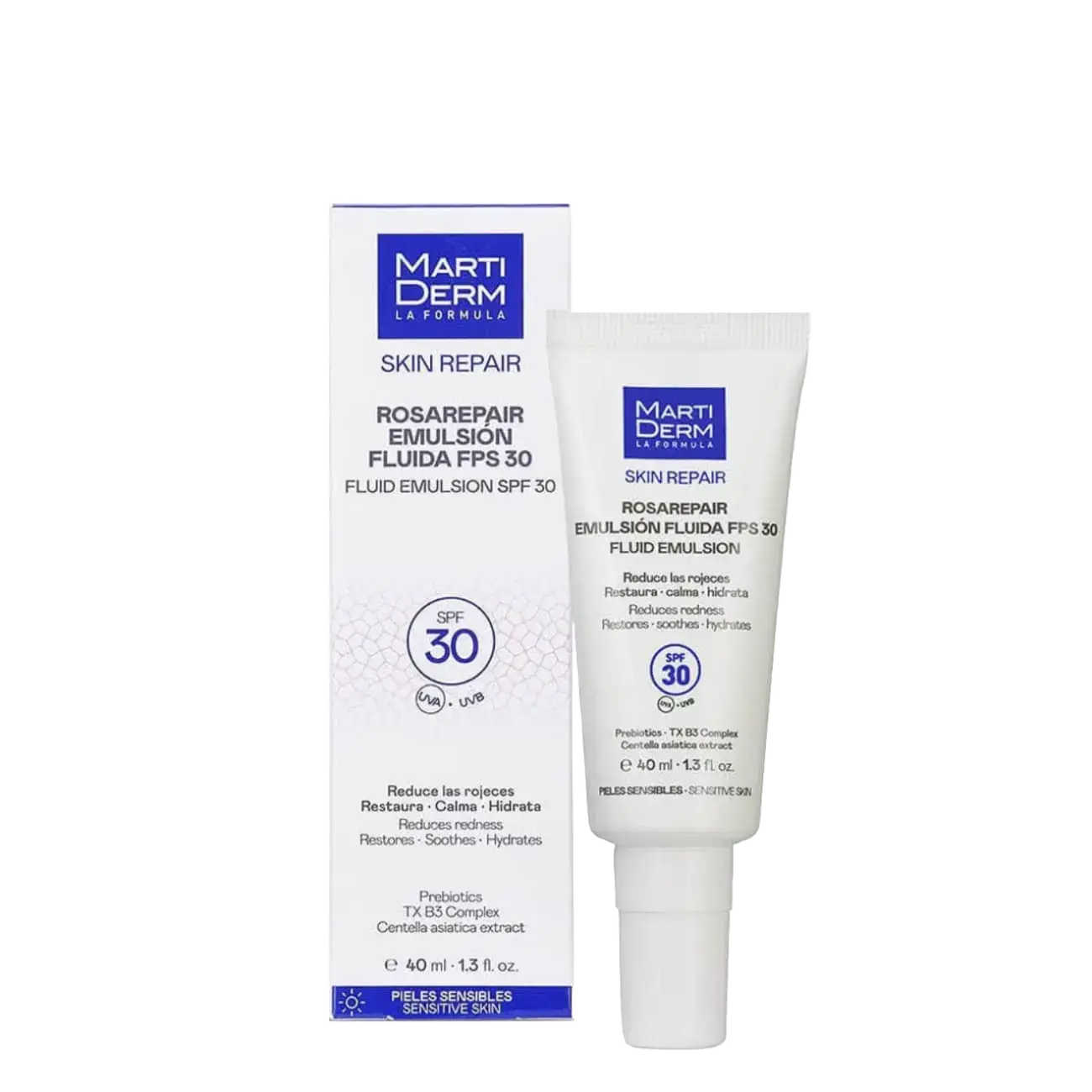 MartiDerm Rosarepair Emulsión Fluida FPS 30