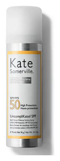 Kate Somerville Uncomplikated Soft Focus Makeup Setting Spray SPF 50