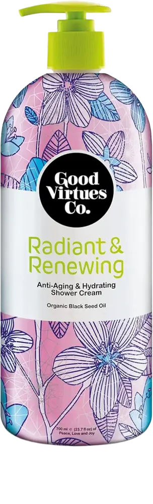 Good Virtues Co. Radiant & Renewing Anti-Aging & Hydrating Shower Cream