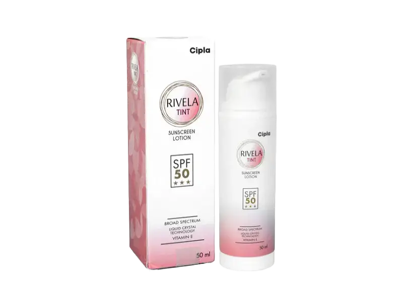 Rivela by Cipla Tint Sunscreen Lotion SPF 50