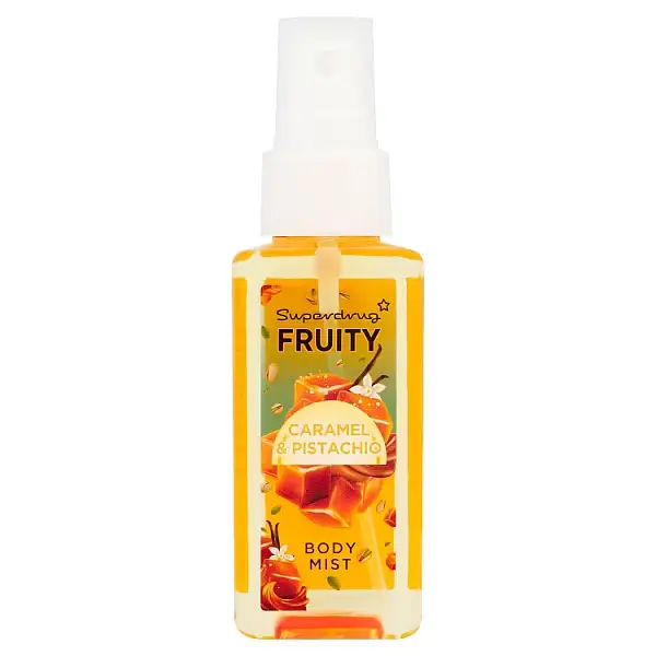 Superdrug Fruity Body Mist Caramel & Pistachio