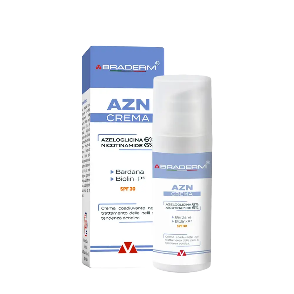 Braderm AZN Crema Azeloglicina 6% Niacinamida 6%