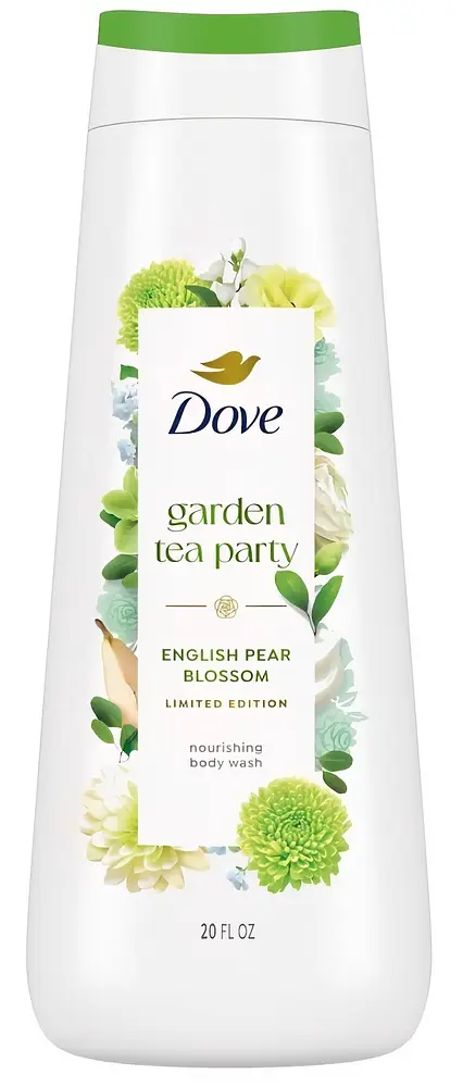 Dove Garden Tea Party Nourishing Body Wash English Pear Blossom