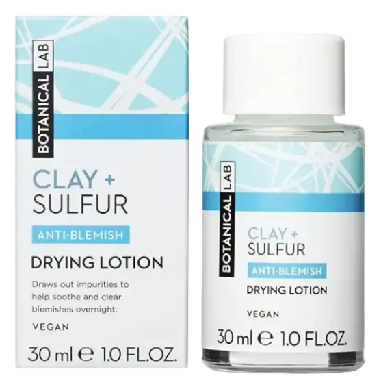 Botanical Lab Clay + Sulfur Anti-Blemish Drying Lotion