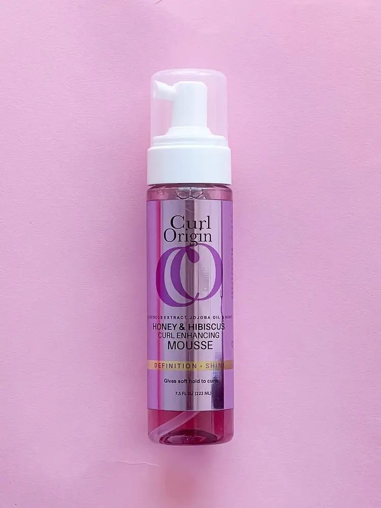 Curl Origin honey & hibiscus curl enhancing mousse