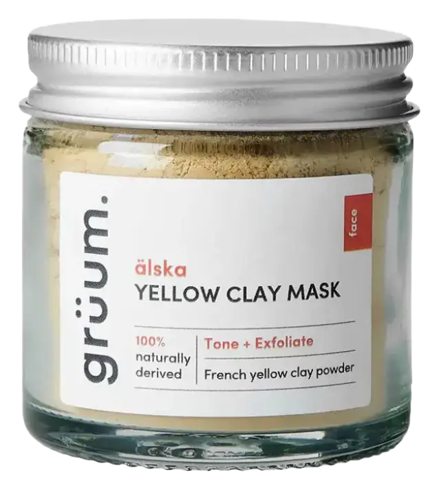 grüum Älska Clay Mask Yellow (For mature skin)