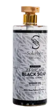 Solarben African Black Soap Shower Gel