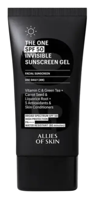 Allies of Skin The One SPF 50 Invisible Sunscreen Gel
