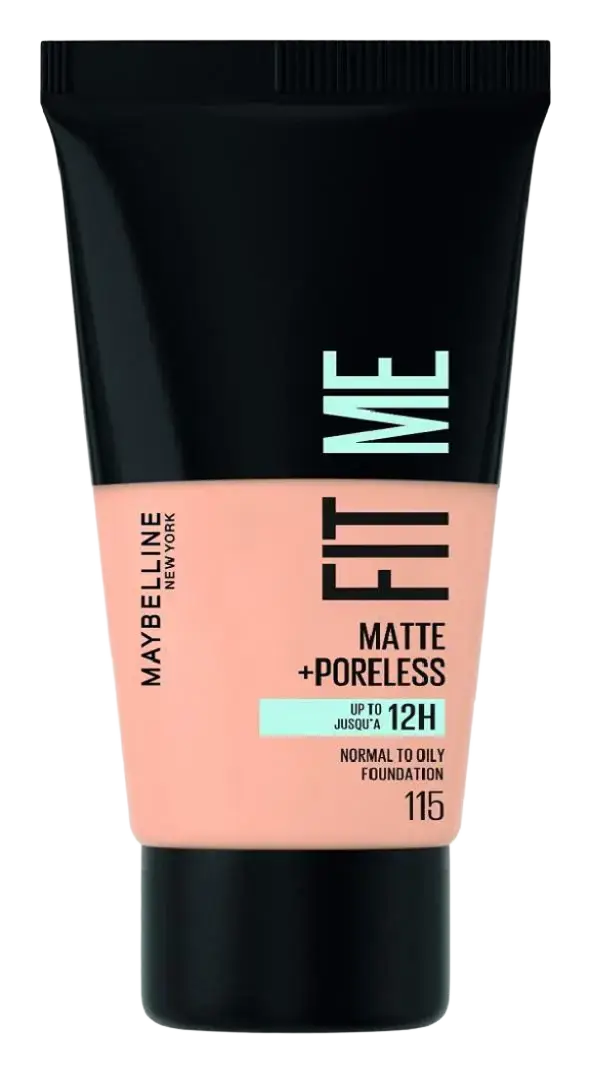 Maybelline Fit Me Matte + Poreless Foundation 115 Ivory