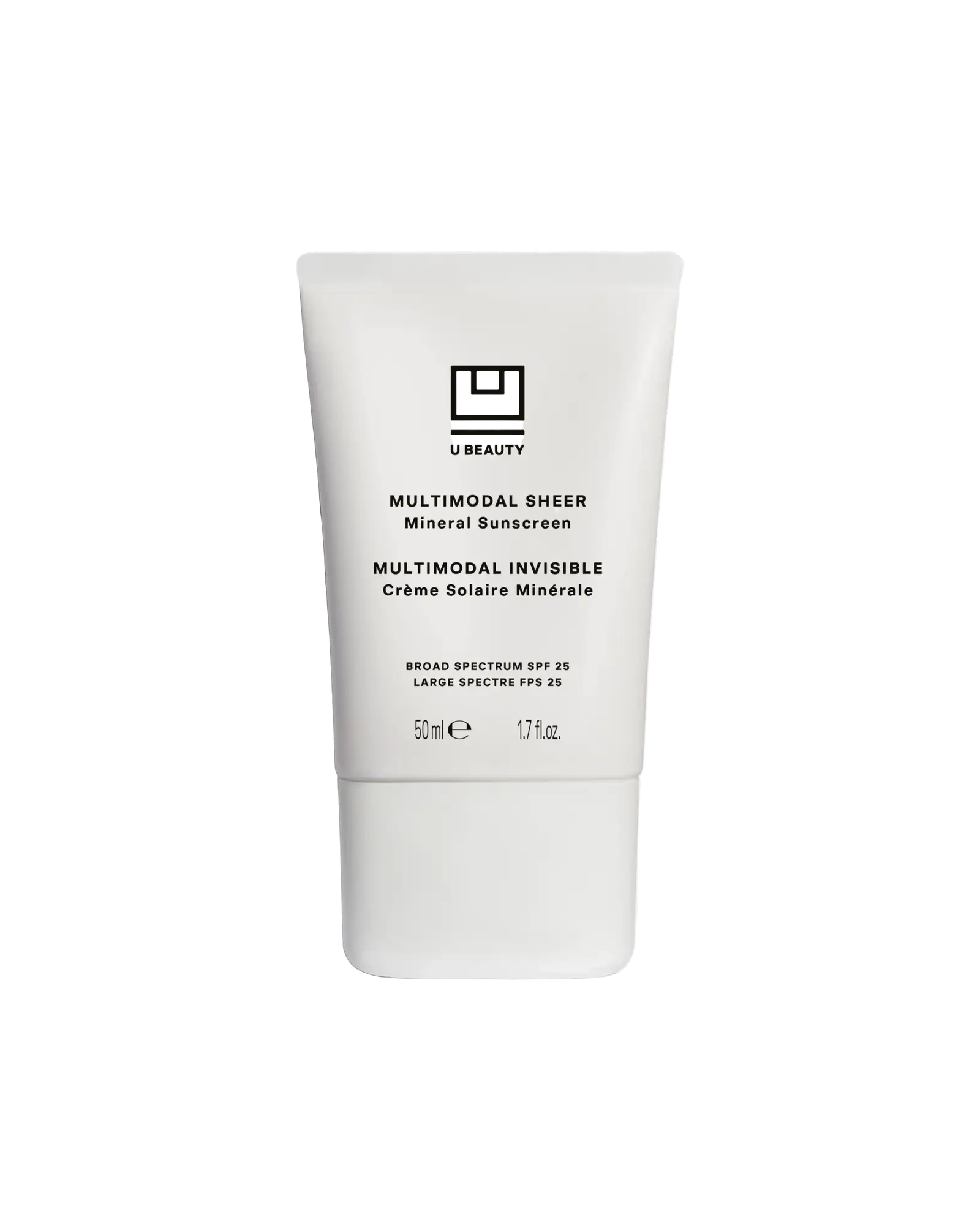 U beauty Multimodal Sheer Mineral Sunscreen SPF 25