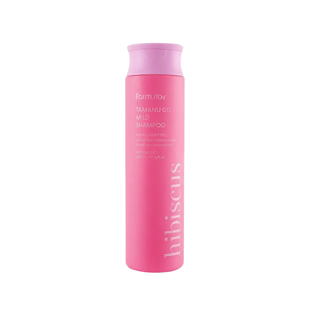 Farm Stay Tamanu Oil Mild Shampoo Hibiscus