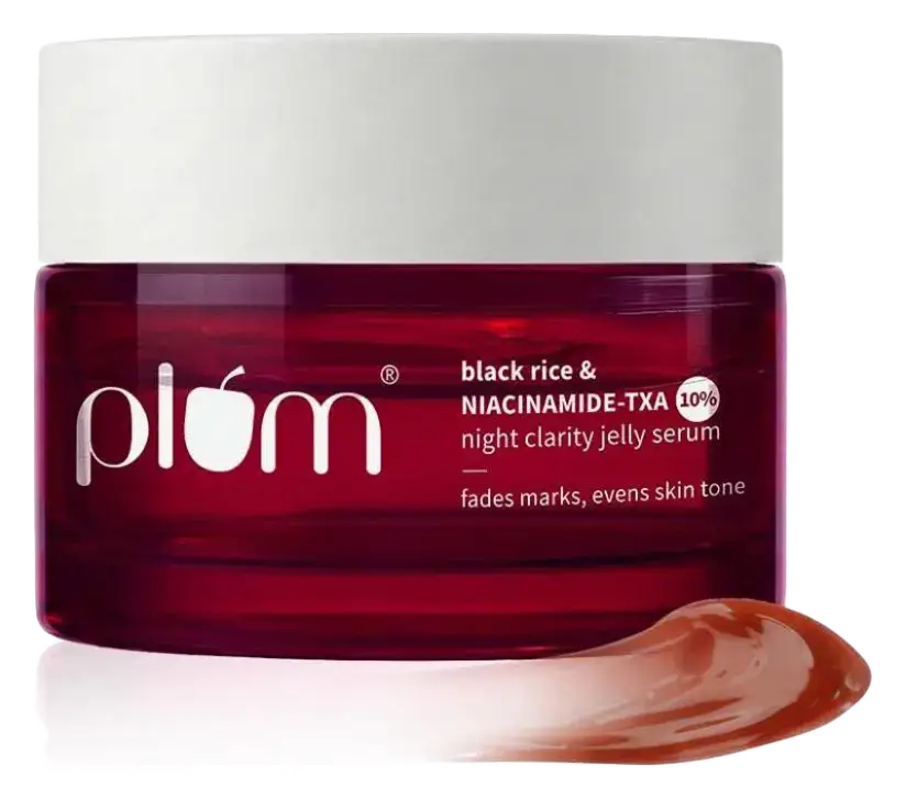 Plum Goodness Black Rice & 10% Niacinamide-TXA Night Clarity Jelly Serum