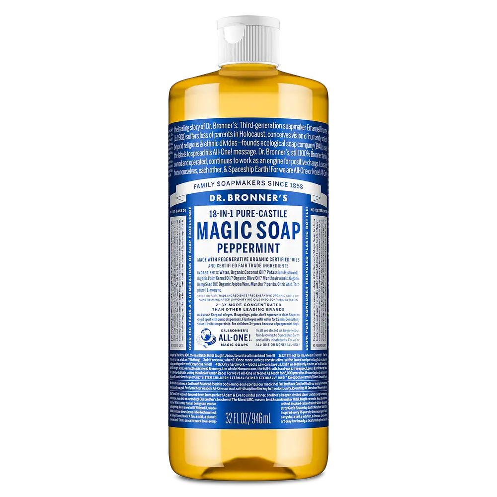 Dr. Bronner's Pure-Castile Liquid Soap Peppermint