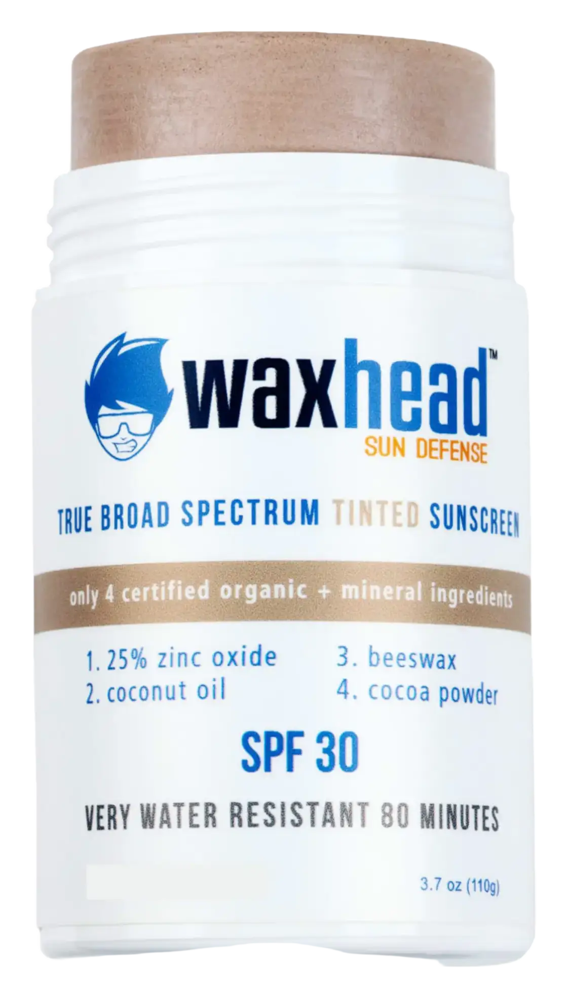 Waxhead Sun Defense Tinted Sunscreen Stick For Face