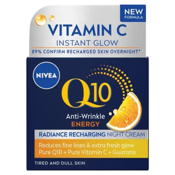 Nivea Q10 Anti-Wrinkle Energy Radiance Recharging Night Cream