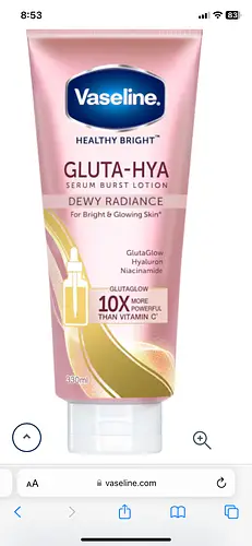 Vaseline Gluta-Hya Serum Burst UV Lotion Flawless Bright Philippines