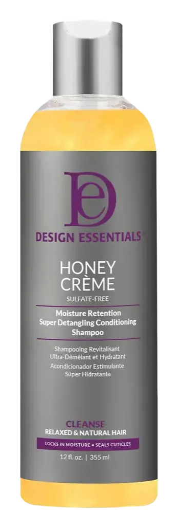 Design Essentials Honey Creme Moisture Retention Super Detangling Conditioning Shampoo
