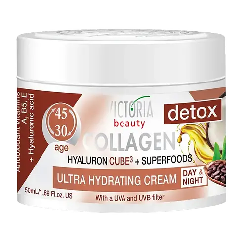 Victoria Beauty Collagen Hyaluron Cube & Superfoods Ultra Hydrating Cream