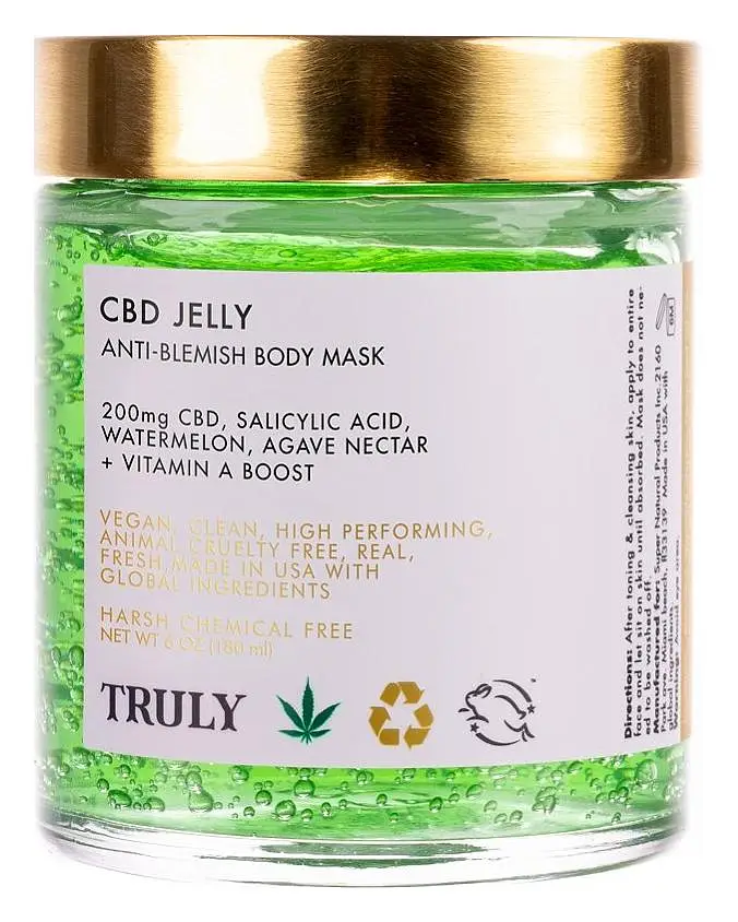 Truly CBD Jelly Anti-Blemish Body Mask