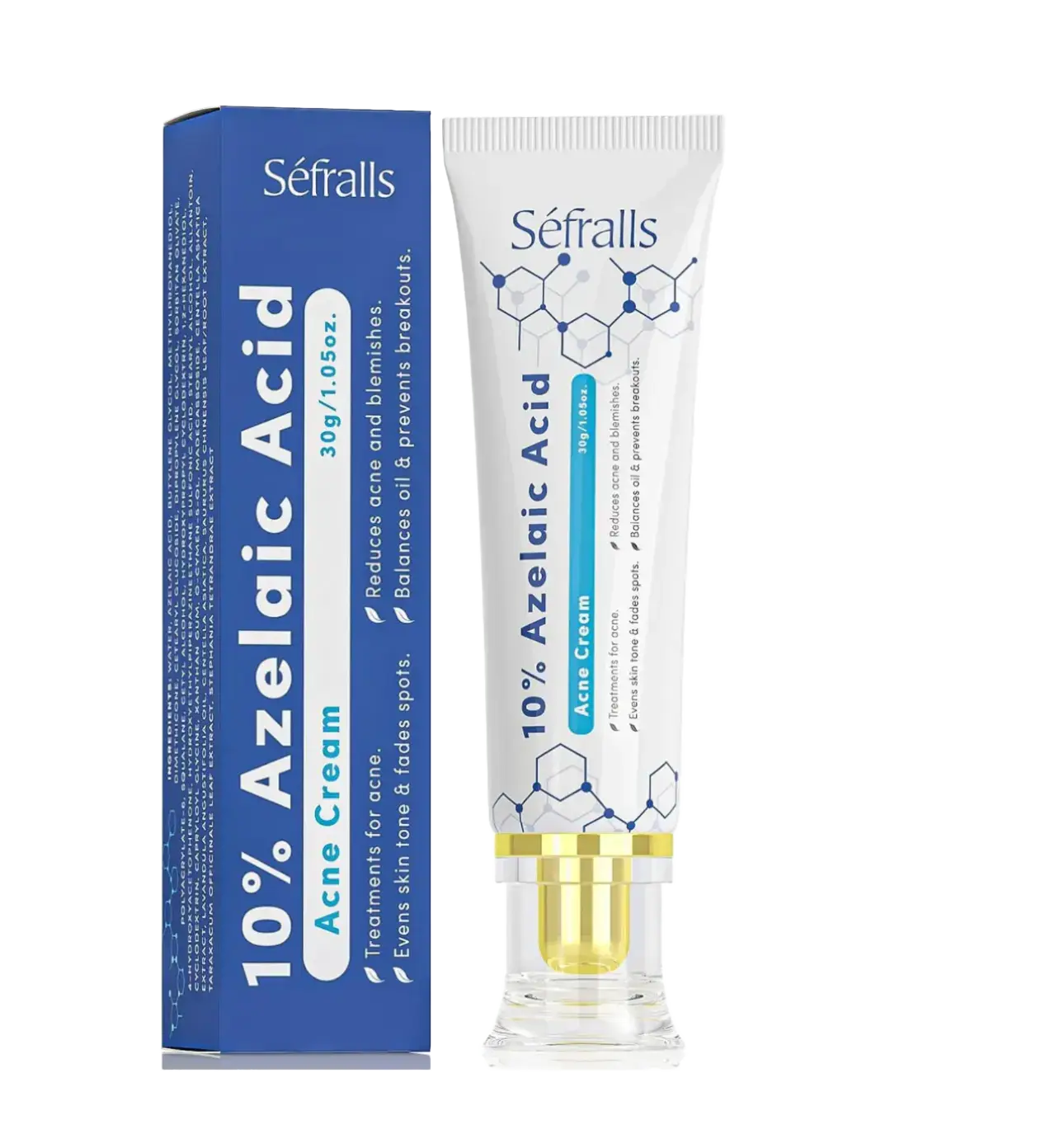 Séfralls 10% Azelaic Acid Acne Cream
