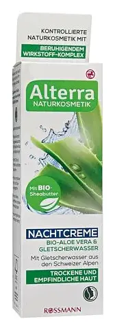 Alterra Naturkosmetik Nachtcreme Bio-Aloe Vera & Gletscherwasser