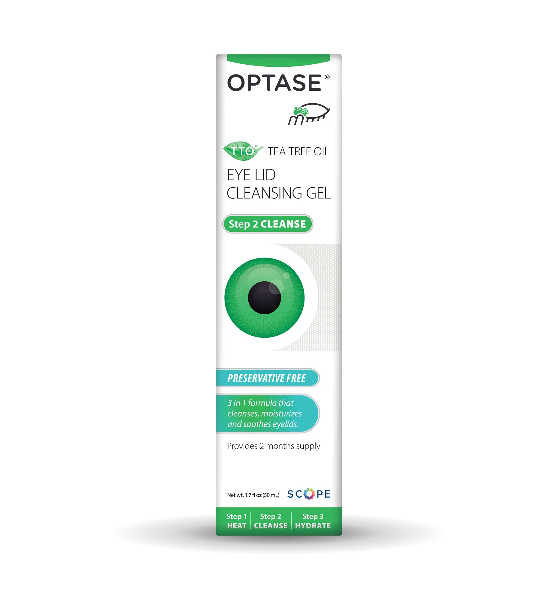 Optase TTO Eye Lid Cleansing Gel