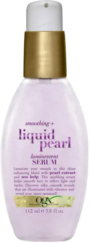 OGX Beauty Smoothing + Liquid Pearl Luminescent Serum