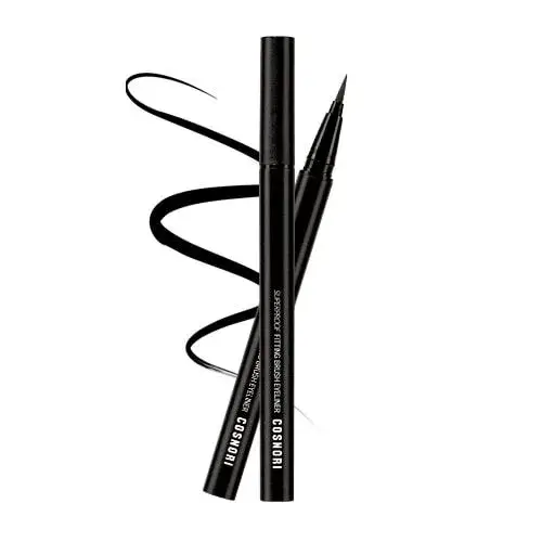 Cosnori Superproof Fitting Brush Eyeliner #01 Black