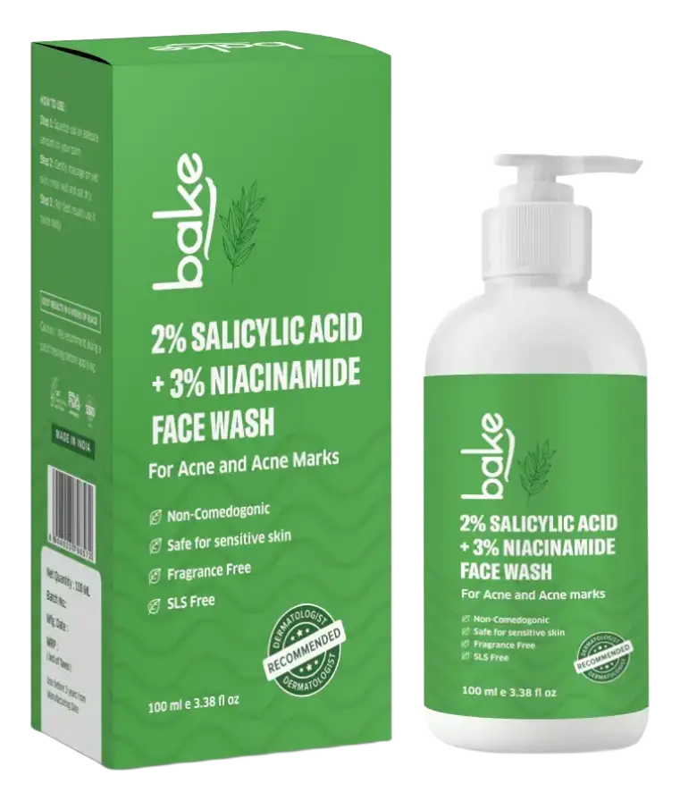 Bake 2% Salicylic Acid + 3% Niacinamide Face Wash