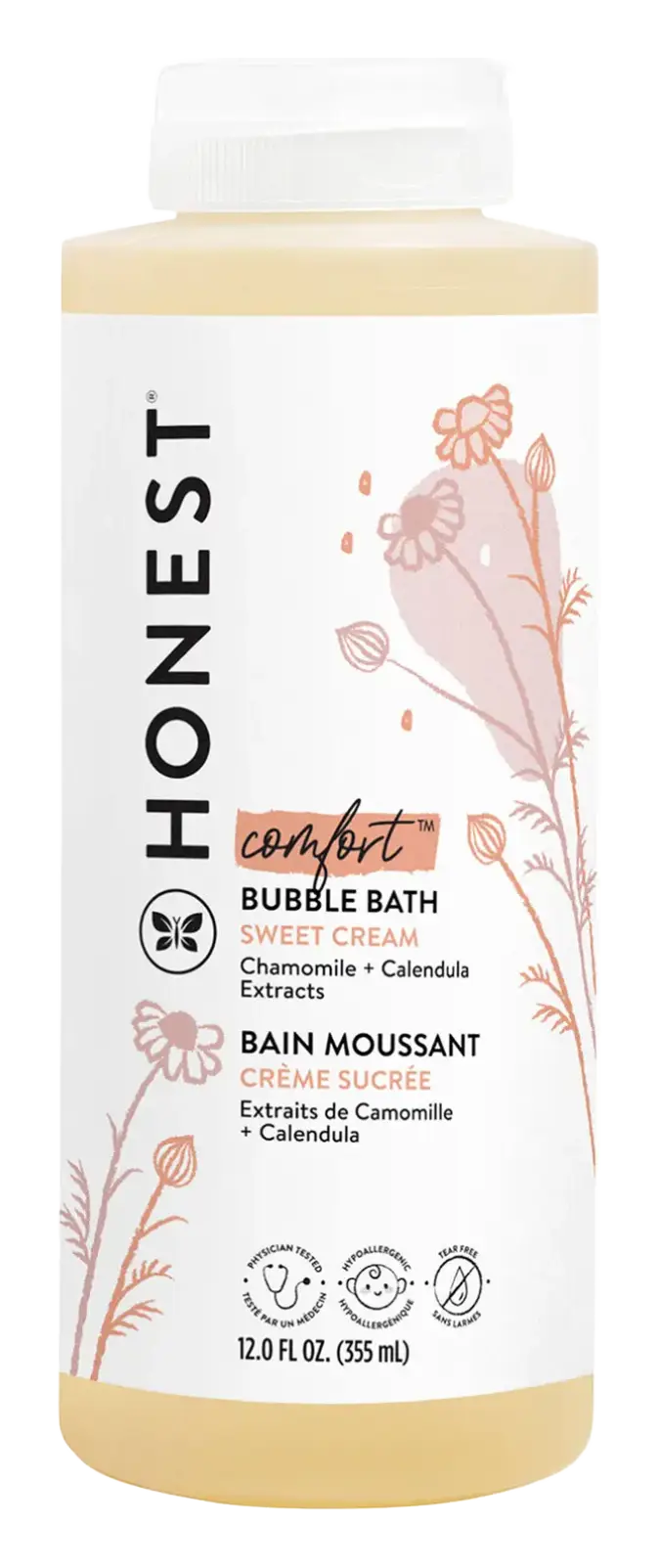 Honest Beauty Bubble Bath Comfort Sweet Cream