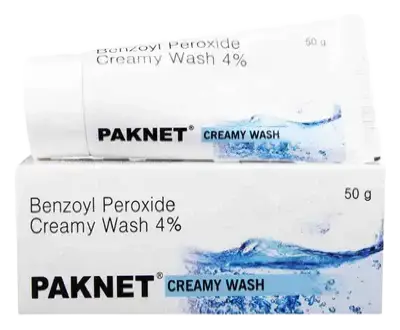 Percos Paknet Creamy Wash Benzoyl Peroxide 4%