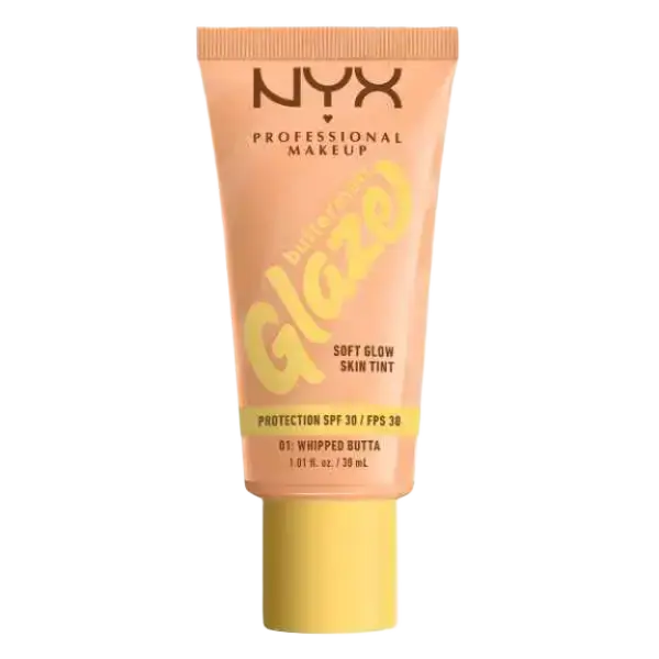 NYX Cosmetics Buttermelt Glaze Soft Glow Skin Tint SPF 30 01 Whipped Butta