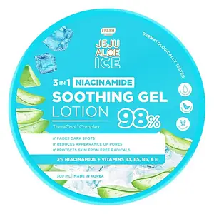 Fresh Skinlab Jeju Aloe Ice 3 In 1 Niacinamide Soothing Gel Lotion