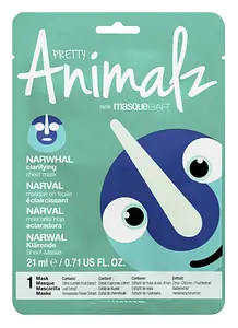 Masque Bar Hydrating Pretty Animalz Narwhal Mask