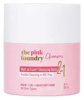 The Pink Foundry Melt To Foam Cleansing Balm