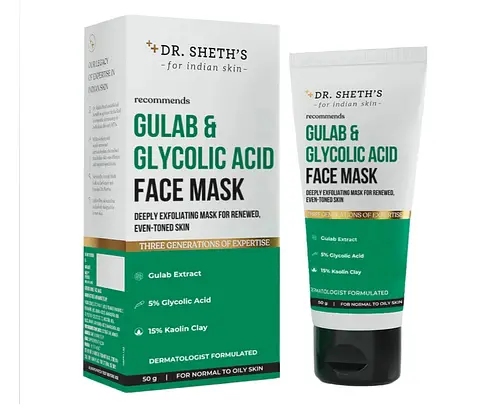 Dr. Sheth's Gulab and Glycolic Acid Face Mask