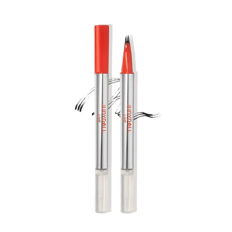 Judydoll Dual-ended Triple-Prong Liquid Brow Pen #01 Grey Brown