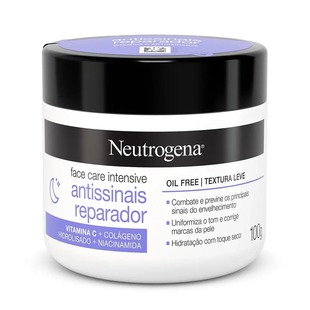 Neutrogena Face Care Intensive Reparador Nocturno Brazil