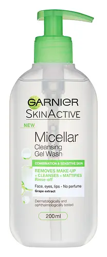 Garnier Micellar Gel Face Wash For Combination & Sensitive Skin